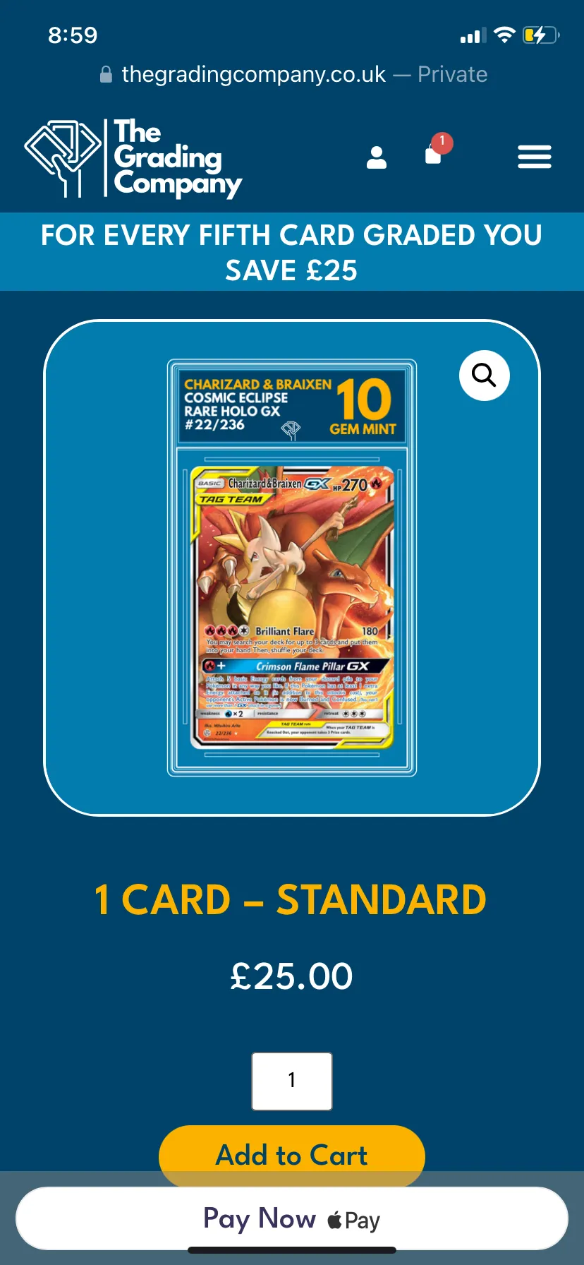 1 Card Bundle
